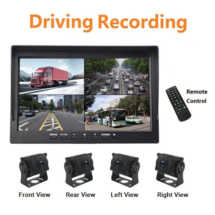 PZ612-4AHD IP67 120 Degree Car AHD 1080P 2 Megapixels 10 inch 4-Way Rearview Mirror Monitor, Night Vision Full Color, with Video Function, PZ612-4AHD PZ612-4AHD IP67 120 Degree Car AHD 1080P 2 Megapixels 10 inch 4-Way Rearview Mirror Monitor, Night Vision Full Color, with Video Function, PZ612-4AHD